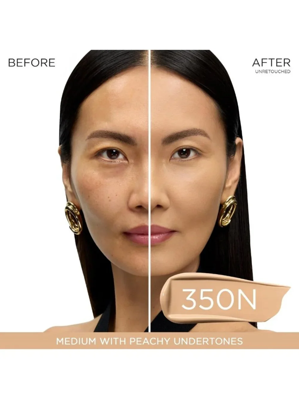 Natural Matte Foundation Makeup - Long-Lasting, Full Coverage, 1 Fl Oz